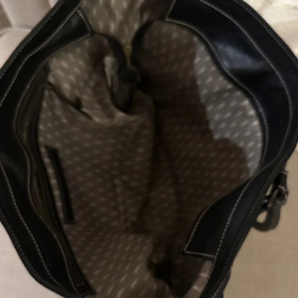 Elegant Black Tote Bag - Preloved
